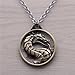 Generic Mortal Kombat Vintage Charms Dragon Amulet Necklace Bronze Pendant