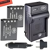 BM Premium 2-Pack Of LI-42B Batteries and Battery Charger for Olympus Stylus 1040, 1050W, 1060, 1070, 1200, 7000, 7010, 7020, 7030, 7040, Tough 3000, TG-310, TG-320, VR310, VR320, VR330 Digital Camera