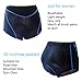 Twotwowin Women's Double Elasticity Cycling Underwear CK903,Black,M:waist 25.2-30in,Black,Medium (Waist:31