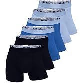 CR7 Men's 6-Pack Cotton Blend Trunks
