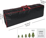 Ram Black 3 Piece Large Christmas Tree Storage Bags With Zip Waterproof view 2