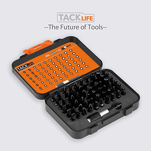 TACKLIFE 61 in 1 Screwdriver Bit Set, PSDB1A Precision Driver
