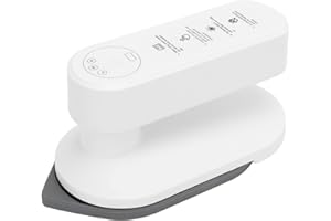 CCYLEZ Travel Iron Cordless 30s Heat & 25min Runtime, 3 Temp Mini Iron with Case, Wrinkle Remover for Clothes (Pocket Size, 5