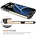 Galaxy S7 Case, Trianium [Protak Series] Ultra Protective Dual Layer TPU Bumper + Hard Polycarbonate Back Plate Heavy Duty Cover + Shock Absorbing for Samsung Galaxy S7 [Gold]