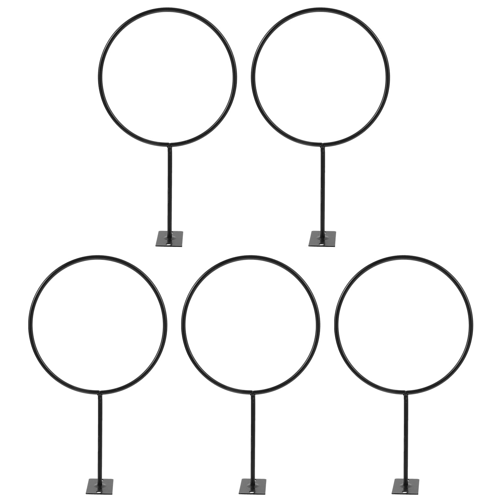 BESPORTBLE Football Wall Mount: Ball Holders For Wall - Football Wall Holder: Ball Storage Rack - Football Holder: Basketball Holder: 5PCS Wall Ball Holders Display Racks Sports Metal Holder