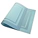 PIGCHCY Placemats,Heat Insulation Non Slip Plastic Placemats,Washable Easy to Clean Woven Vinyl Kitchen Stain Resistant Placemats for Dining Table Set of 4(Sky Blue)