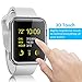 Pobon Compatible with Series 4 & Series 5 Apple Watch Case 44mm, Built-in Screen Protector [3D Touch] All-Around Protective Ultra Clear Soft TPU Case Fit for Apple Watch 4 & 5 44mm (Clear)