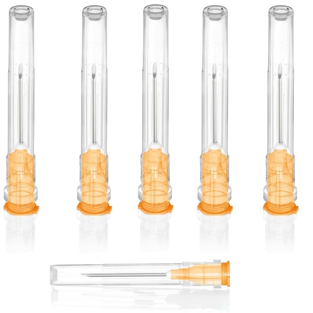 Photo 1 of ZOGSNTON 25 Gauge 5/8 Inch Luer Lock Dispensing Lab Supplies Individually Sealed Wrapped - 100 Pack/Box