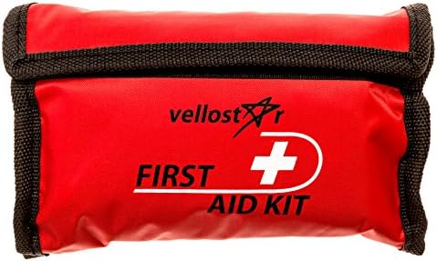 First Aid Kit - Survival Preparedness Essentials For Home Office Car Hiking Hunting Camping Road Trips &amp; Schools - Lightweight Compact Easily Portable Adventure Kit - For Kids and Adults (Red, Small)