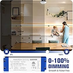 GOOVER 25W Triac Dimmable Driver,Power Supply,AC