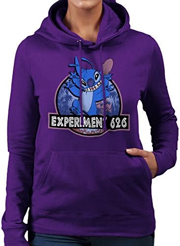 Experiment 626 Stitch Jurassic Park Women's Hooded Sweatshirt
