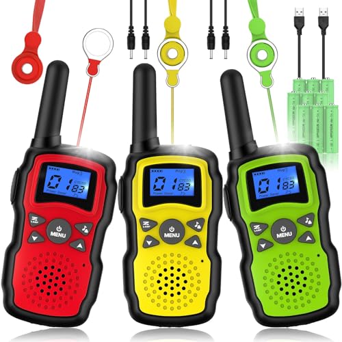 Wishouse Kids Walkie Talkies Rechargeable