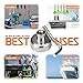 Treats&Smiles Heavy Duty Magnetic Hooks, 6 Strong Rare Earth Neodymium Magnets for Hanging Indoor and Outdoor Use. Bonus - 4 Unique Magnetic Clips
