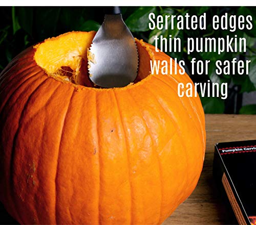 Pumpkin Carving Kit - Pumpkin Carving Tools - 10 Stencils - Stainless Steel