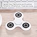 HITASION Fidget Toys Hand Spinner for Adults EDC ADHD Focus Ultra Durable High Speed 1-3 Min Smooth Spin Not Cracked (White)