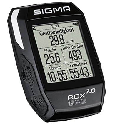 Sigma Ciclocomputador ROX GPS  Color Negro Talla Única