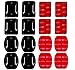 AxPower 16 PCS Helmet 3M Adhesive Pads Sticker Flat Curved Mounts Accessories kit for GoPro Hero 8 7 6 5 4 3+ 3 primary
