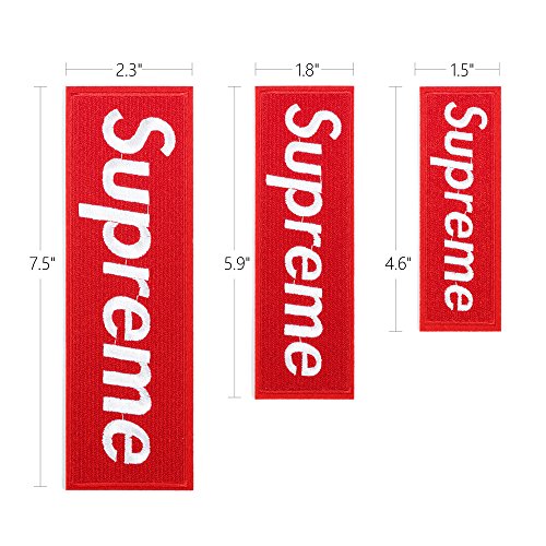 supreme sew on patch