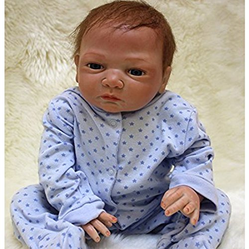 Npk handmade reborn baby doll soft vinyl silicone 20inc…
