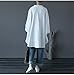 Yesno JG6 Women Tops Blouse Casual Plus Size Cocoon Model Double Layers Cotton Linen