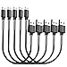 8 Inch Short Micro USB Charger Cable, Puridea [ 5 Pack ] Fast Charging Micro USB Cord, High Speed USB 2.0 Sync Data Cable for Samsung, HTC, Motorola, Nokia, Kindle, MP3, Tablet and More