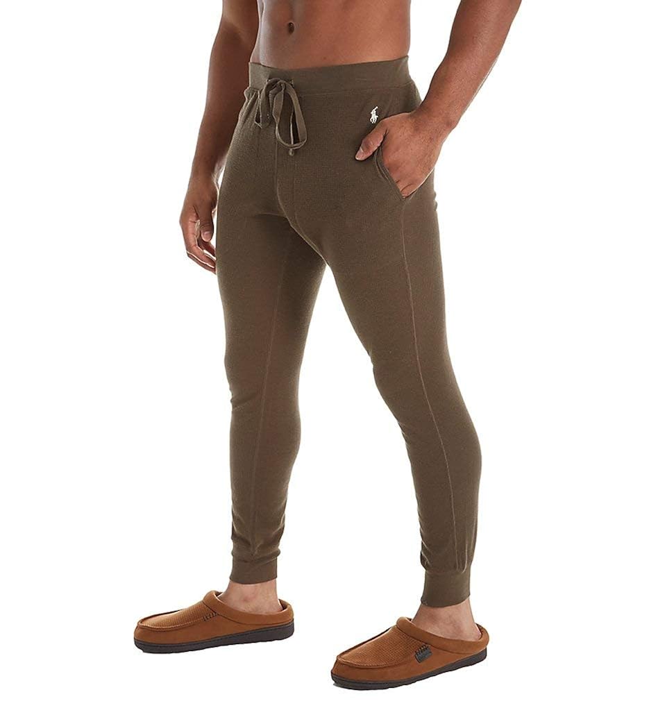 polo ralph lauren waffle cuffed jogger