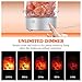 Bozily Himalayan Salt lamp, Bedside Crystal Night Light with Bluetooth Speaker & Touch Dimmer Switch,Natural Hymalain Pink Rock Lamps for Yoga, Therapy, Decoration & Best Holiday Gift Choice