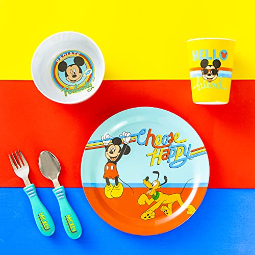 Zak Designs Disney Dinnerware Set Includes Plate, Bowl, Tumbler and