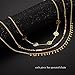 Dolovely Dainty Gold Choker Necklace Sets for Women Fills Minimal Bead Layered Bohemia Friendship Necklace