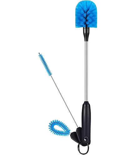 Brosse Nettoyage Biberon 5 En 1 – 2 Pièces, Têtes Multi-Usages Sans BPA, Pour Bouteilles, Tétines, Pailles Et Verres