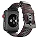 Maxjoy Compatible with Apple Watch Band, 42mm 44mm Nylon Watch Strap Replacement Bands with Metal Clasp Compatible with Apple iWatch Series 4 Series 3 Series 2 Series 1 Sport & Edition, Reddish Brown