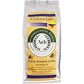Aroma Coffee Bean Colombia Coffee Medium Roast Ground Coffee 2 lb Resealable Bag