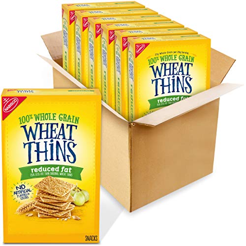 Wheat Thins Reduced Fat Whole Grain Wheat Crackers, 6 8.oz Boxes