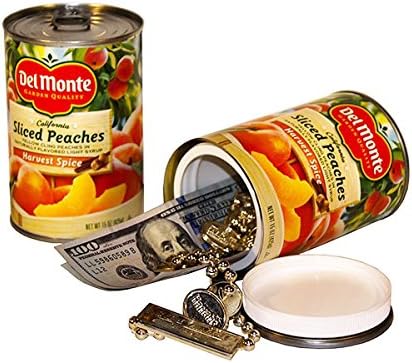Del Monte Sliced Peaches Hidden Diversion Can Safe Secret Storage Container
