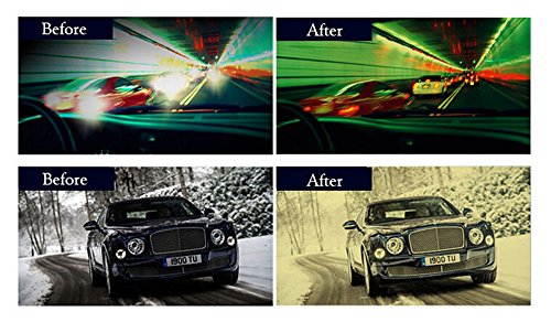 Agstum Fit Over Eyeglasses Polarized Night Driving Flip up Sunglasses Goggles