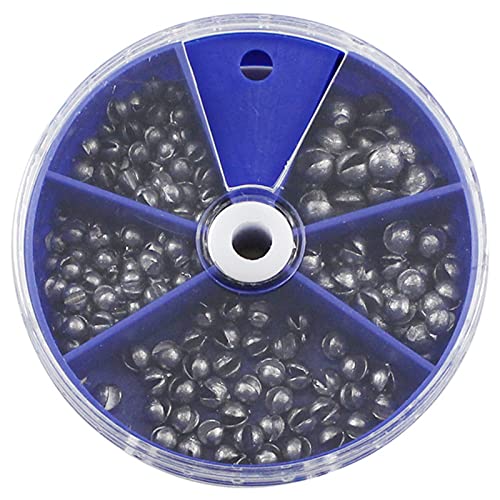 Split Shot Fishing Weights Sinkers 205Pcs Sizes Weights
