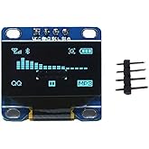 1.3 Inch OLED Display Module SSD1306 I2C IIC SPI Serial 128X64 LCD 4 Pin for Arduino (Blue)