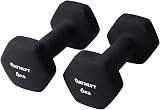 Athlyt Neoprene Dip Dumbbell Set 2 x 6kg Black view 2