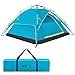 Sowin Automatic Pop Up Family Camping Tent 3-4 Person Backpacking Lightweight Waterproof Instant Dome Tents for Beach Outdoor Hiking Fishing with Carry Bag