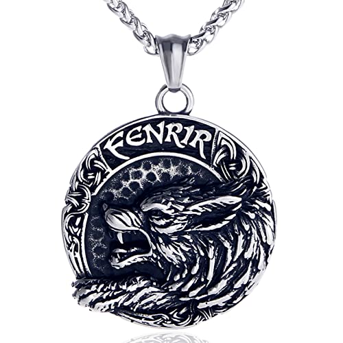 KOMI 316L Stainless Steel Necklace Jesus Crucifix Cross Necklace For Men Celtic Orthodox Cross Necklace Virgin Mary Pendant Necklace Viking Rune Chain Necklace Religious Christian Jewelry Gifts For Men