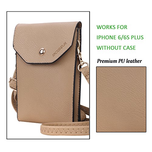 image for Bosam Cute Candy Colors Crossbody Cell Phone Purse Small Woman Bag Wal