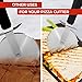 Zulay Pizza Cutter Wheel - Super Sharp Stainless Steel Pizza Wheel - Premium Pizza Slicer - Large Wheel Handles Large or Small Pizza with Ease