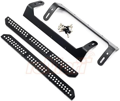 Xtra Speed Aluminum CNC Rock Rails for Traxxas TRX-4 Black #XS-TX28019BK