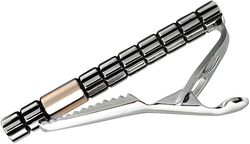 Amazon ネクタイピンメンズ結婚式おもしろい タイピン誕生日プレゼントシルバーおしゃれネクタイクリップ人気小物 ジュエリー 通販