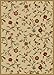 Machine Washable Floral Leaves Design Non-Slip Rubberback 8x10 Traditional Area Rug for Living Room, Bedroom, Kitchen, 7'10