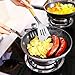 Skillets Nonstick Frying Pans, 11 inch Omelette Pan 430 Stainless Steel Deep Chef's Sauté Opening Skillet, Induction Wok Bottom Kitchen Cookware Dishwasher Safe Oven Safe/Gift Box Included