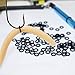 Wacky Worms O-Rings for Wacky Rigging Senko & Stick Soft Baits - Silicone Rings for 4&5