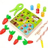 Jouet Montessori Bebe, Jouet en Bois Enfant 1 2 3 Ans, Jouets d‘Éveil Éducatif d