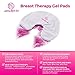 Breast Therapy Pads for Breastfeeding Moms (2 Pack with Covers Included) - Hot and Cold Gel Bead Nursing Packs Helps Feed Your Baby - Compatible with Manual and Electric Breast Pumps