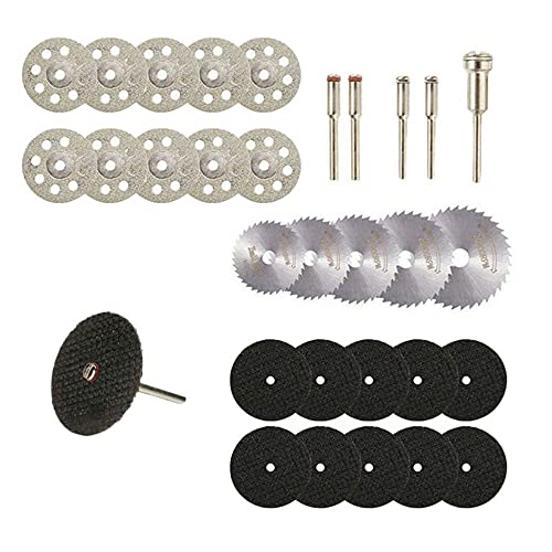 DIY Crafts CT-DIY-HI-33422 Cutting Wheel Set for Mini Drill Rotary Tool Accessories Cutting Discs Power Tools Accessories Power Mandrel